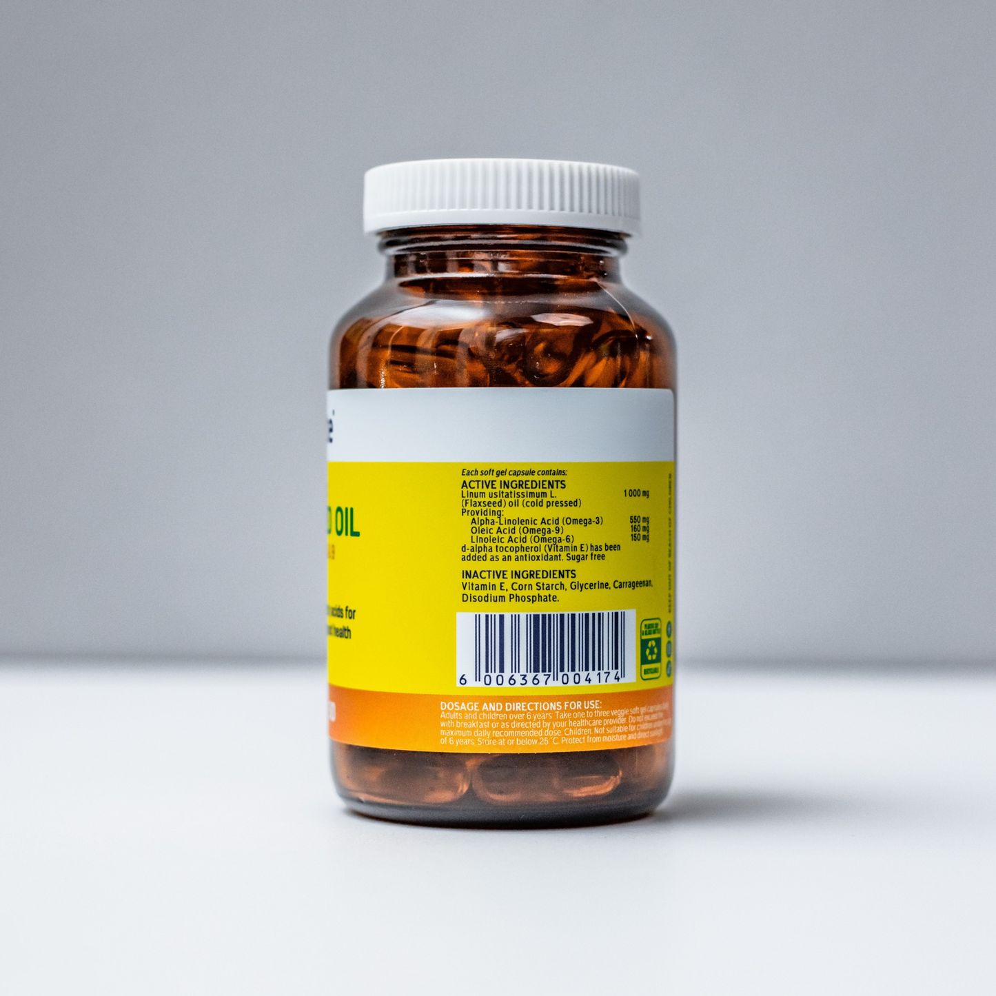 Veggie Caps Flax Seed  Oil 1000mg (90s)