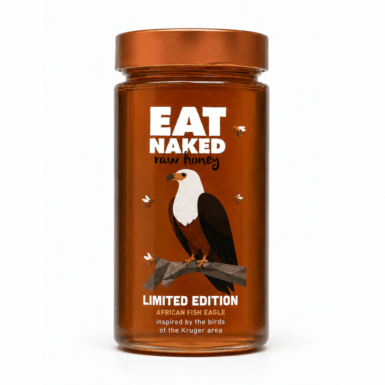 Eat Naked Local Raw Honey 635g Glass Jar