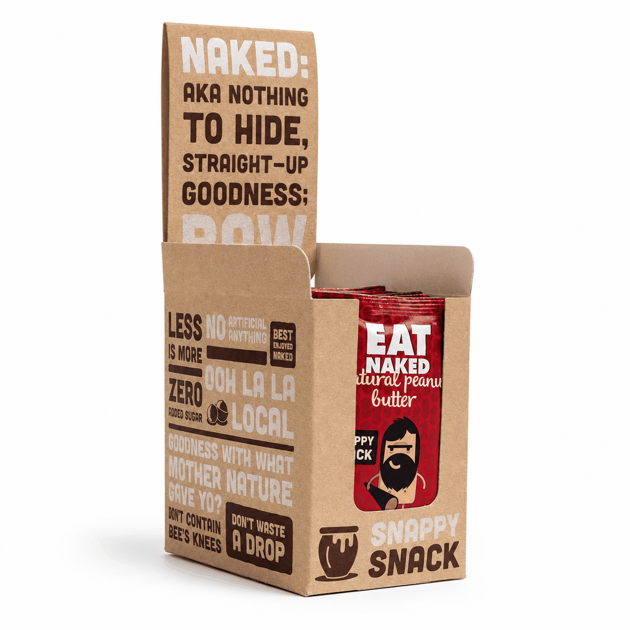 Eat Naked Natural Peanut Butter Sachets (12 x 32g)