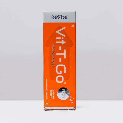 Vit-T-Go Fizzy caffeine boost performance effervescent tablets 10 pack vegan friendly