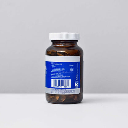 Omega 3 Ultra Super Strength fish oil softgel capsules bottle with nutrition facts label