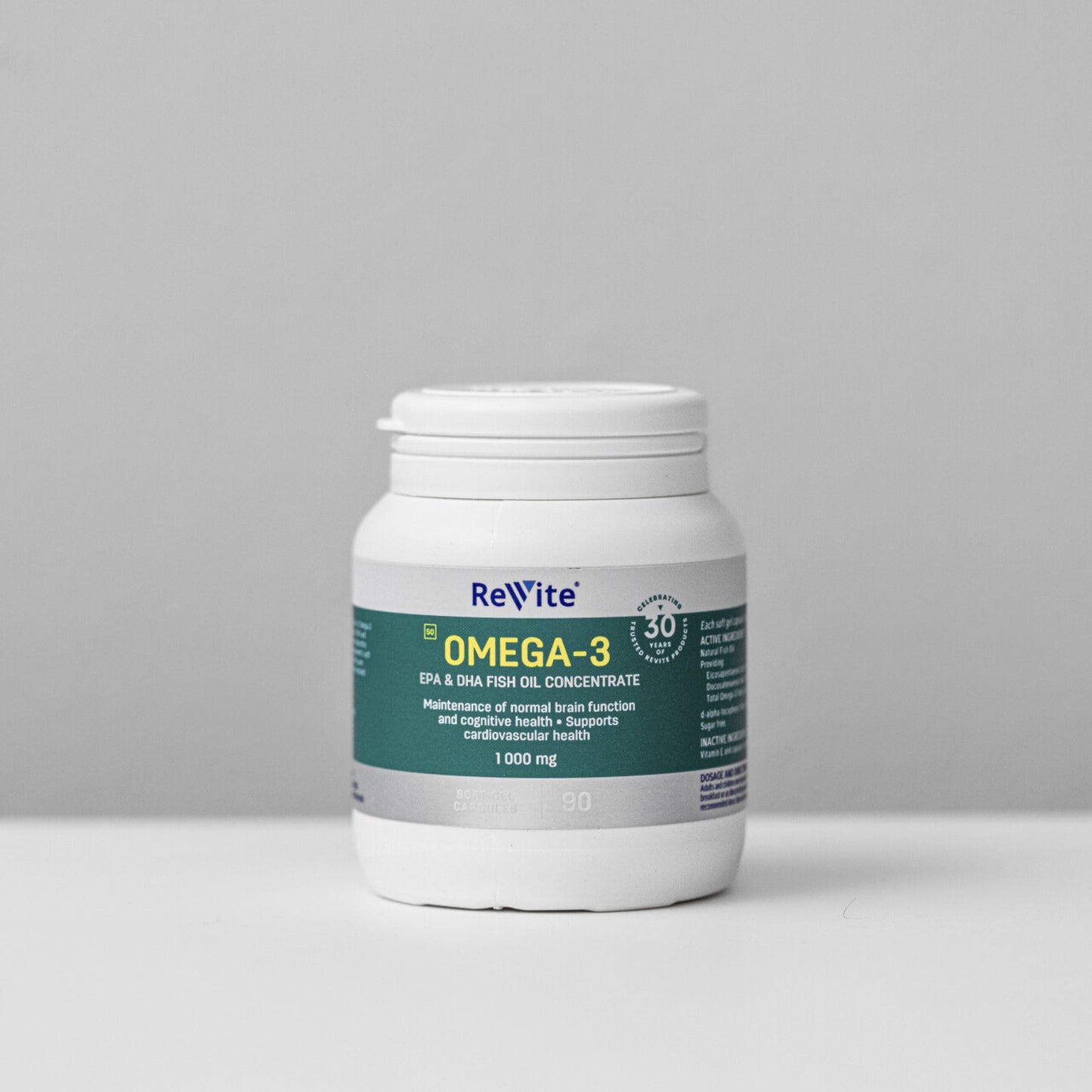 Omega-3 fish oil EPA/DHA 1000mg softgels (90’s)