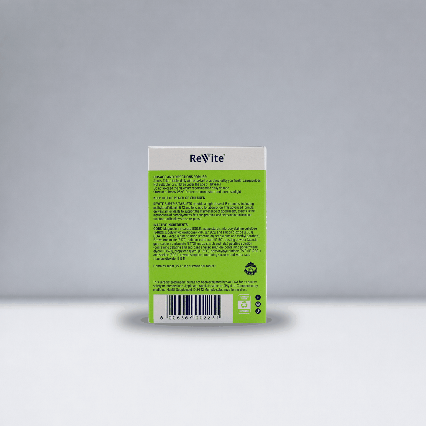 Super B Methylated Tabs (30's)