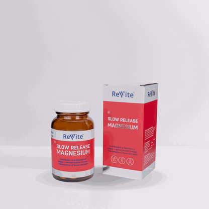 Revite Stress Less Deal with Super B high dose vitamins, Ashwagandha, and slow release Magnesium for stress relief and restful sleep