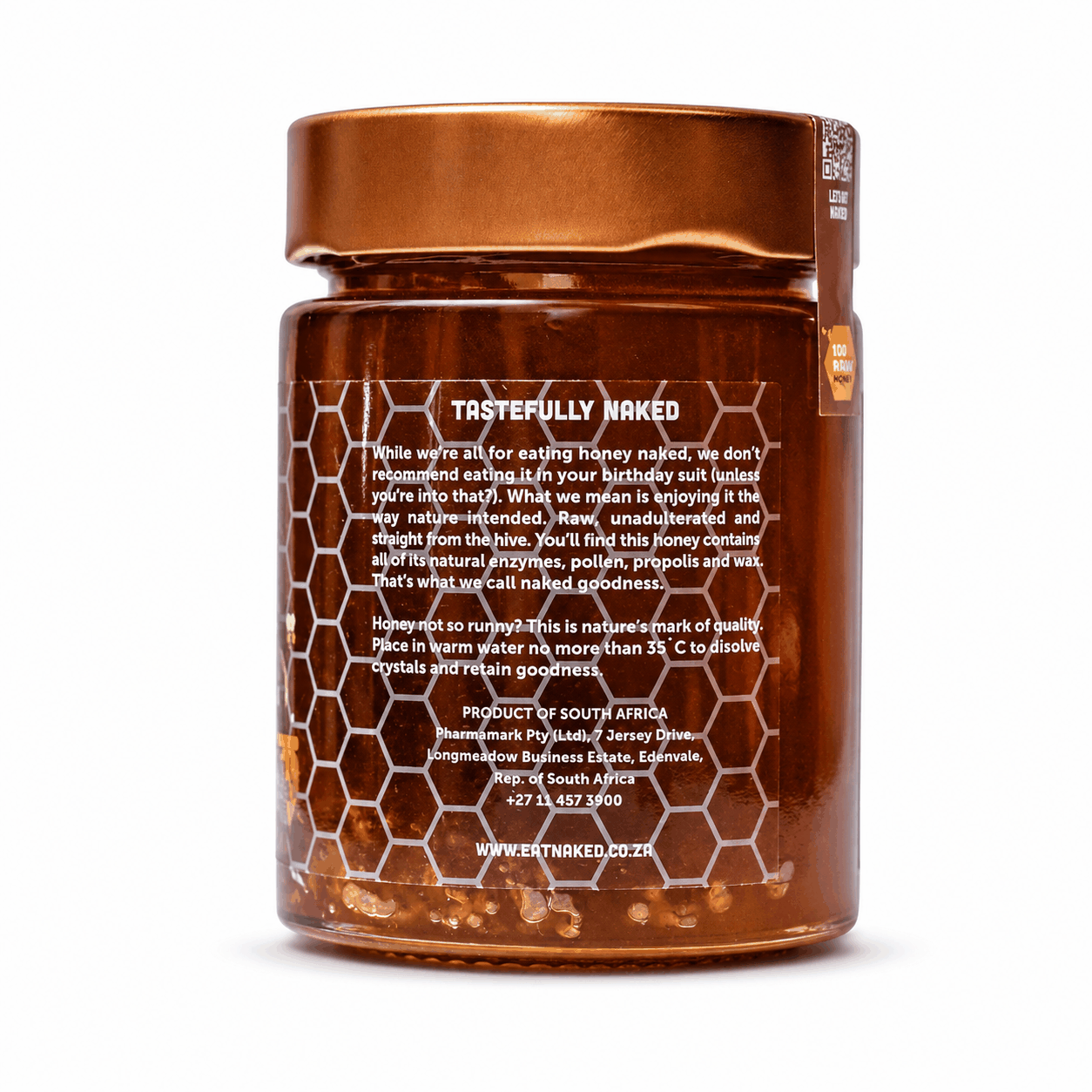 Eat Naked Glass Jar Honey 375g