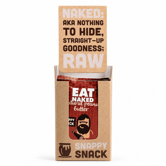 Eat Naked Natural Peanut Butter Sachets (12 x 32g)