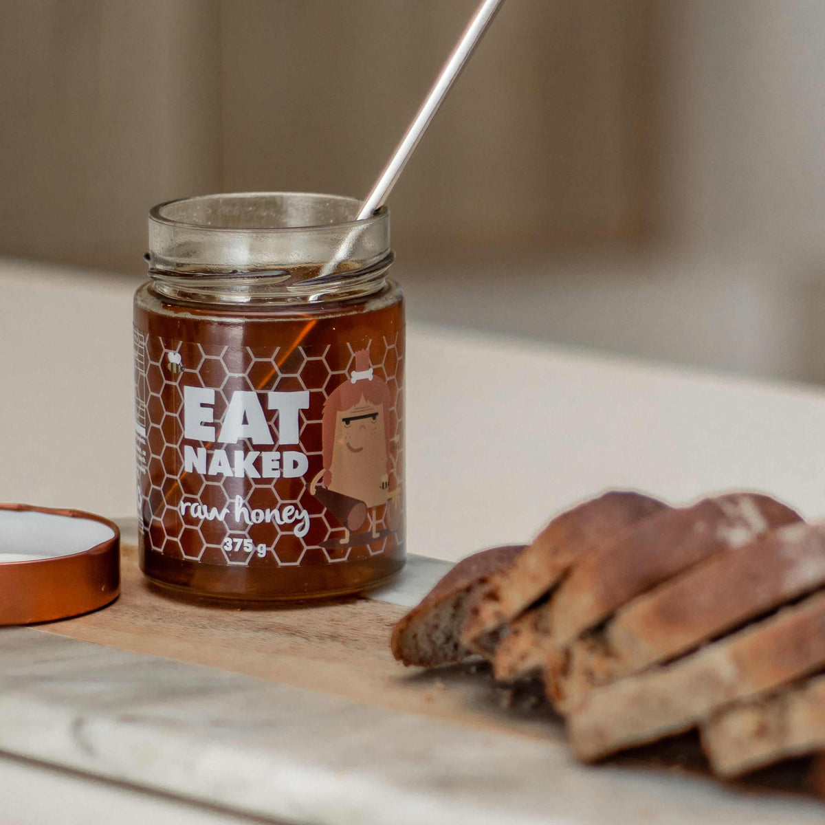 Eat Naked Glass Jar Honey 375g