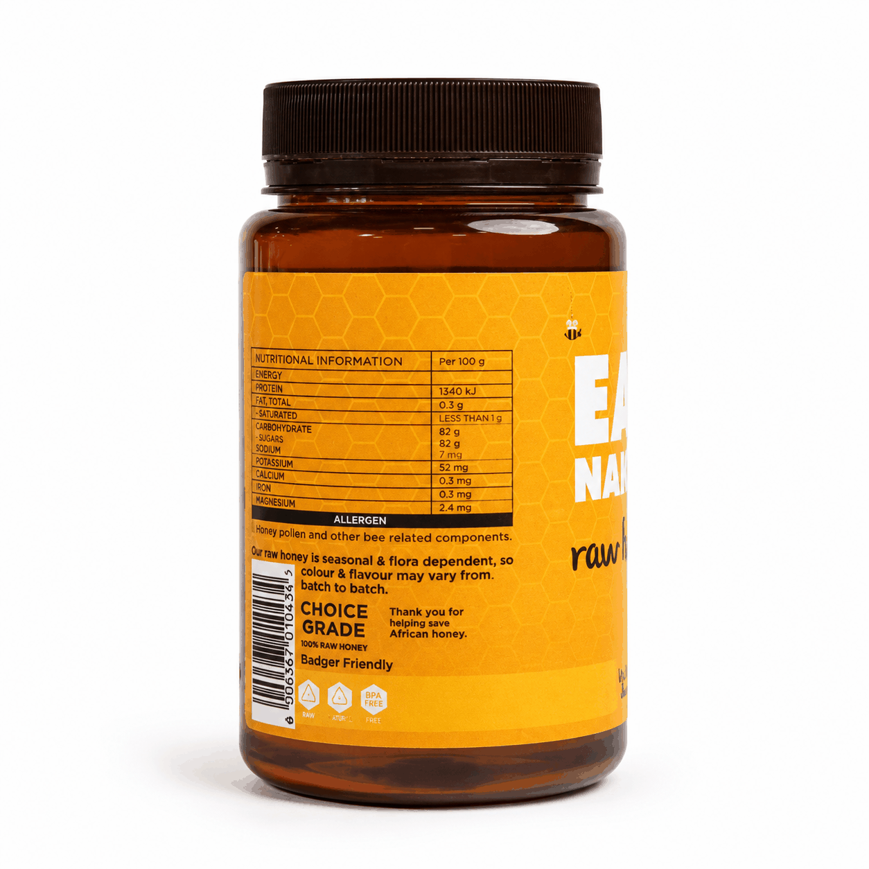 Eat Naked Raw Honey Jar 700g