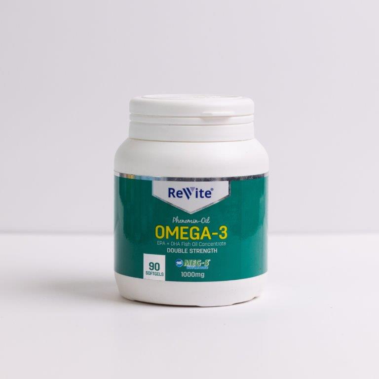 Omega-3 fish oil EPA/DHA 1000mg softgels (90’s)