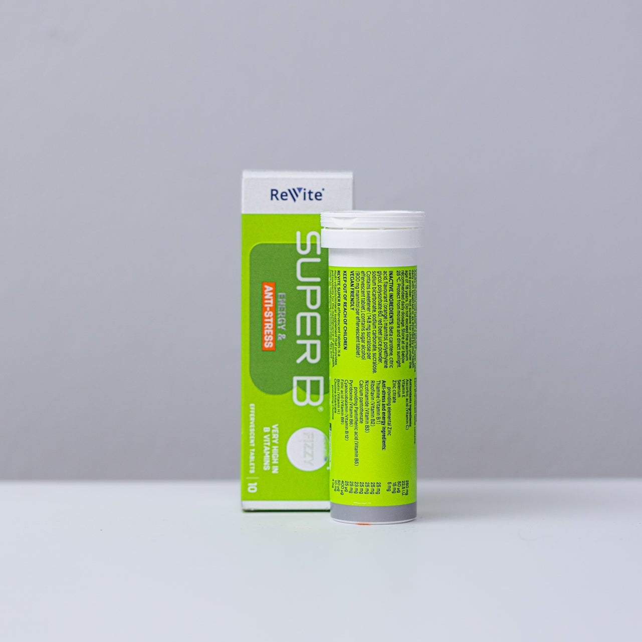 Super B Energy Fizzy Tablets 10's