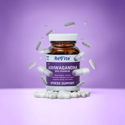Revite Ashwagandha with Vit B6 (60's)