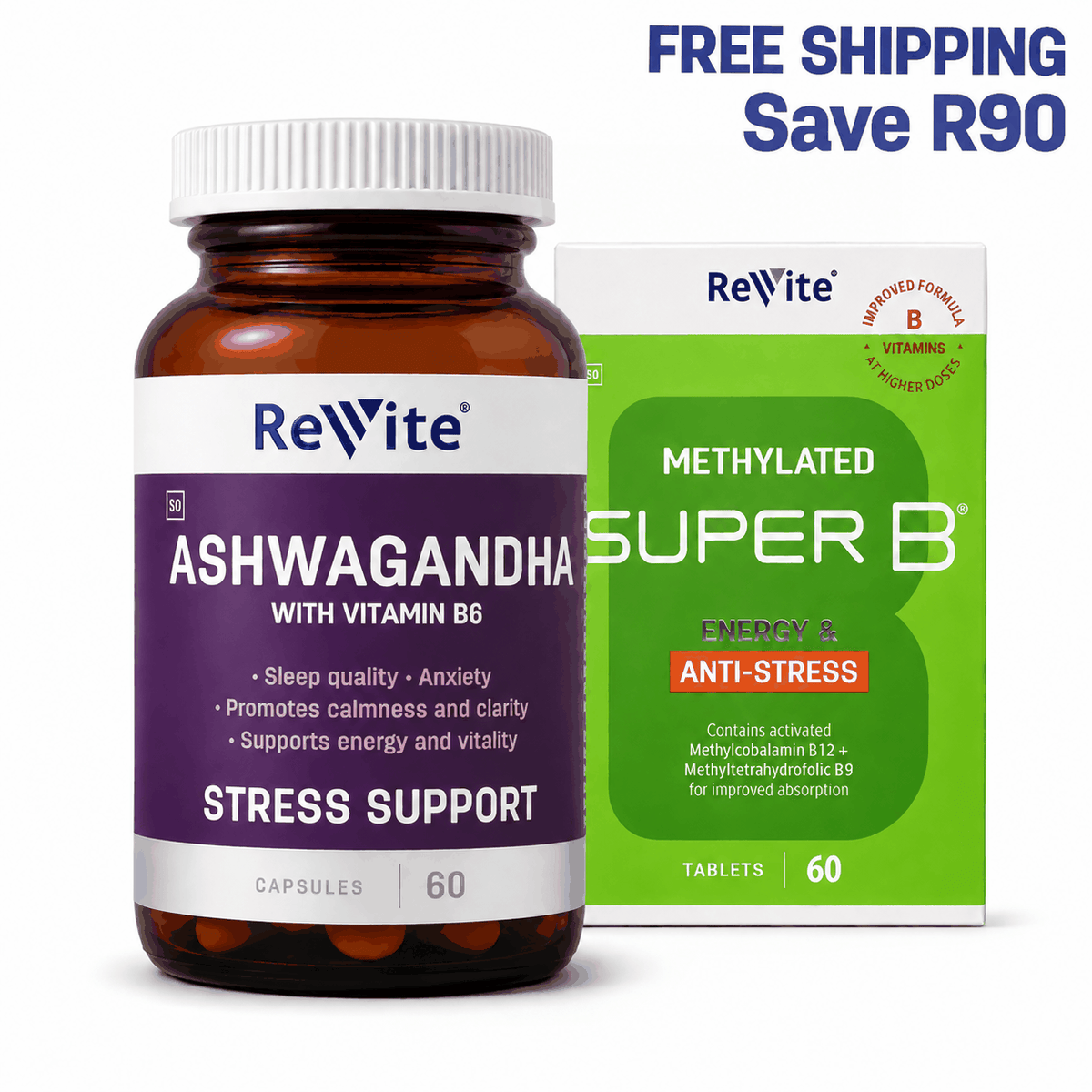 Revite Ashwagandha & Super B Deal