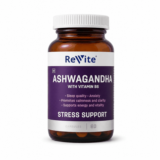 Revite Ashwagandha with Vit B6 | 60's