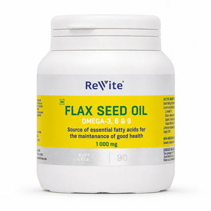 Revite Omega 3, 6 and 9 Flax Seed Oil | 90's