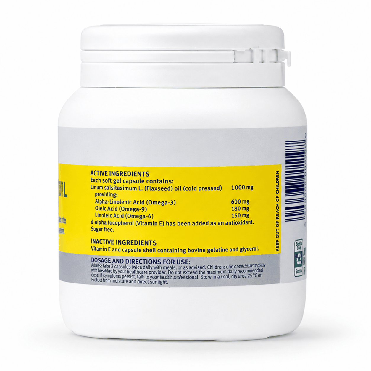 Revite Omega 3, 6 and 9 Flax Seed Oil | 90's