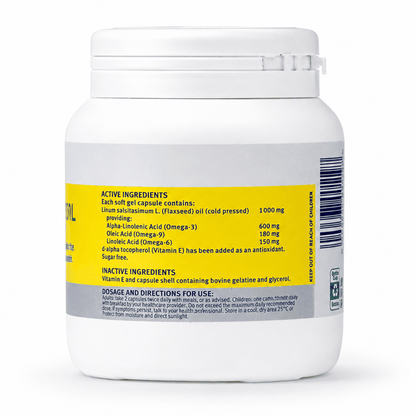 Revite Omega 3, 6 and 9 Flax Seed Oil | 90's