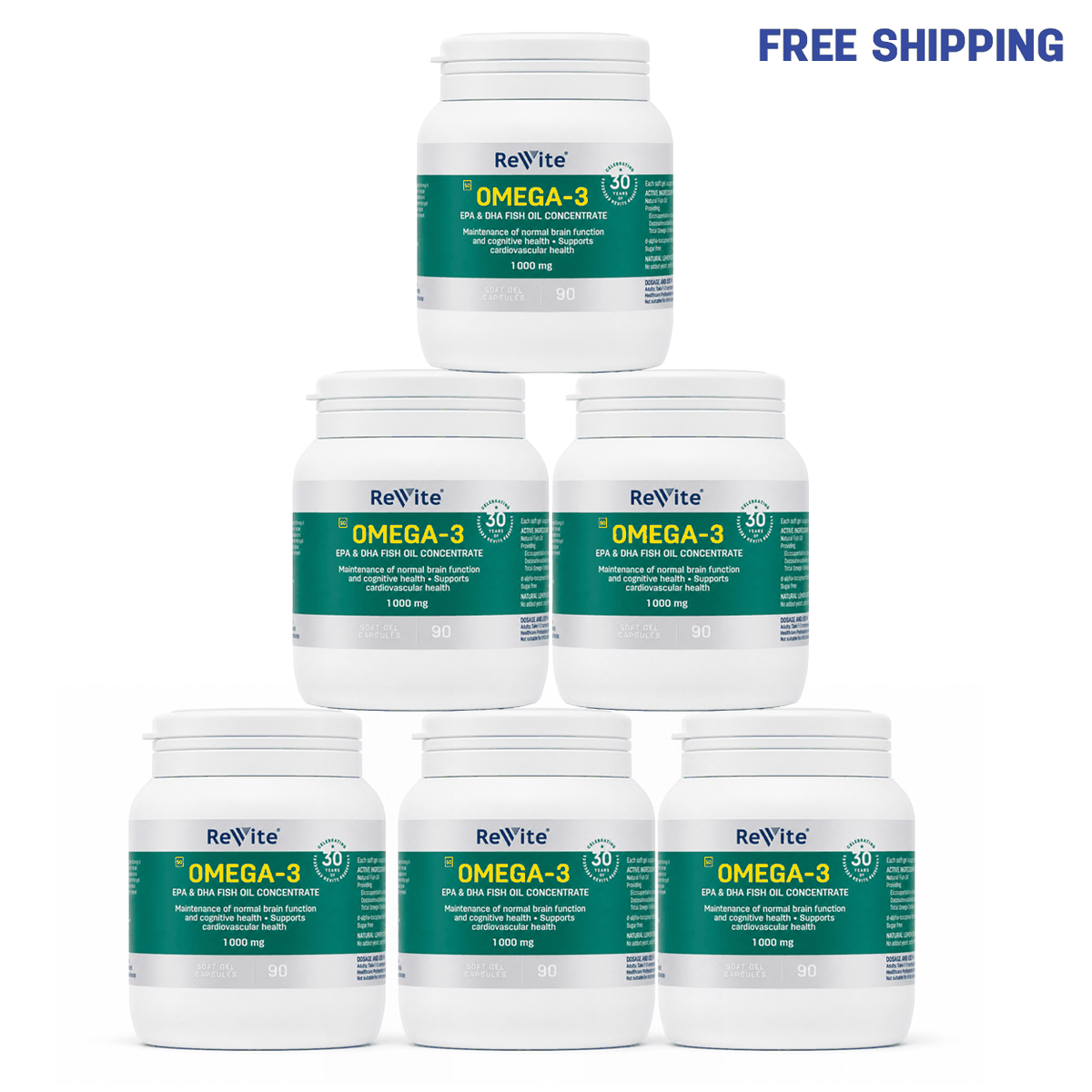 Revite Omega 3 1000mg 90's Bulk Deal
