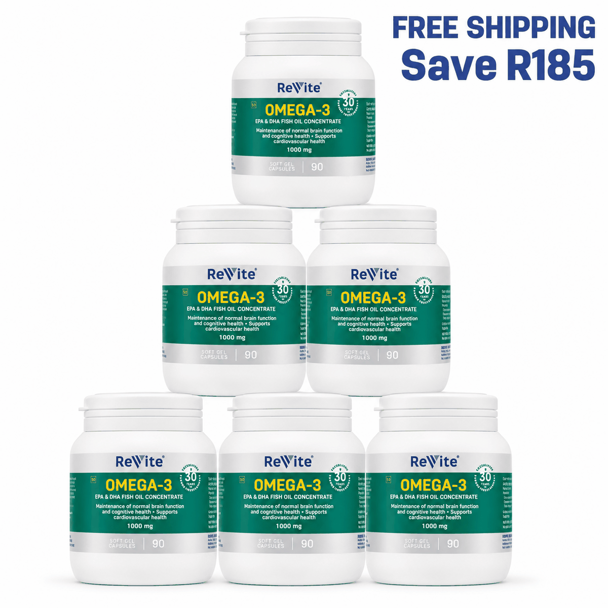 Revite Omega 3 1000mg 90's Bulk Deal