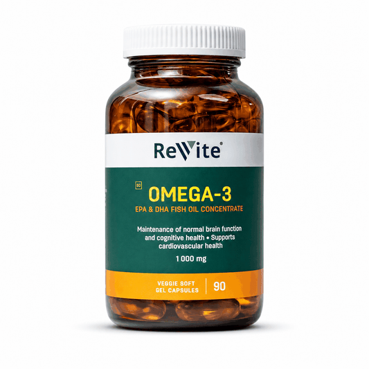 Revite Veggie Caps Omega 3 Essential Fatty Acid | 90's