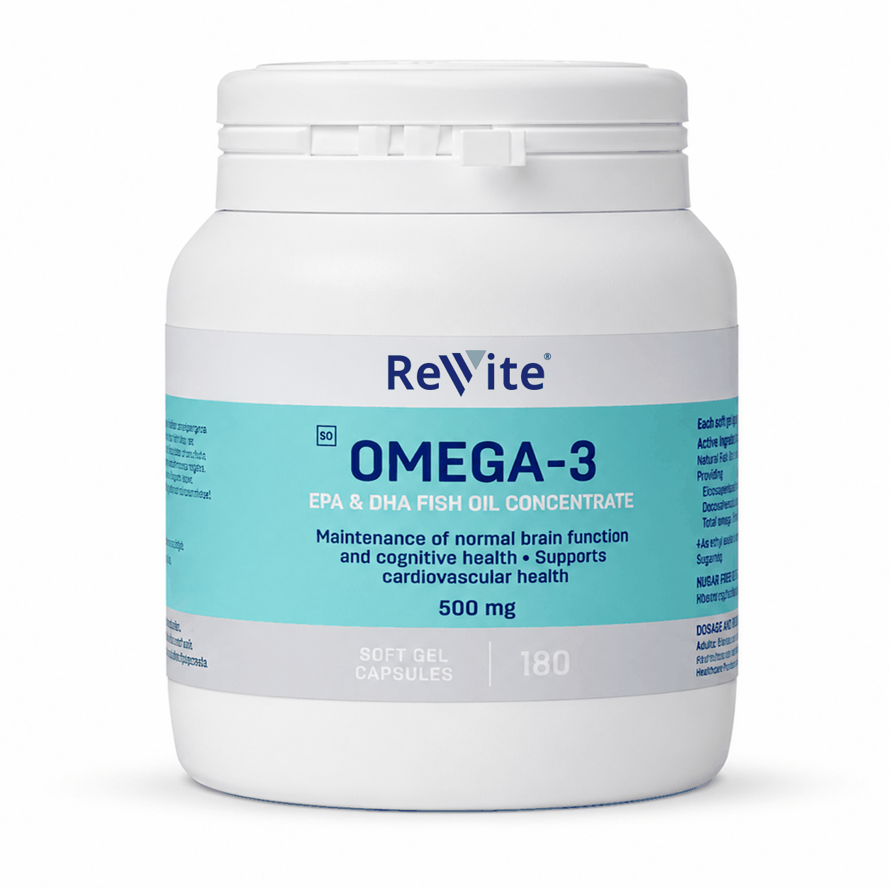 Revite Omega-3 Fish Oil 500mg | 180's