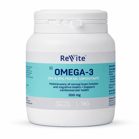 Revite Omega-3 Fish Oil 500mg | 180's