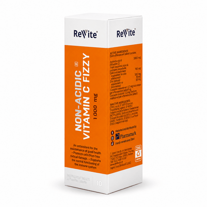 Revite Non-Acidic Vitamin C 1000mg Fizzy Tabs | 10's