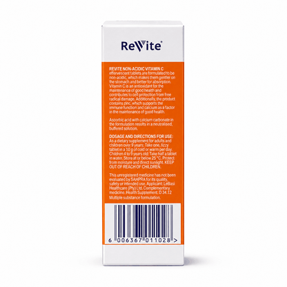Revite Non-Acidic Vitamin C 1000mg Fizzy Tabs | 10's